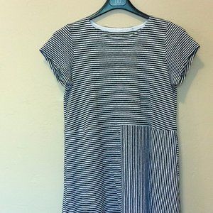 Eileen Fisher Organic Linen Striped Dress